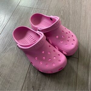 Pink Crocs